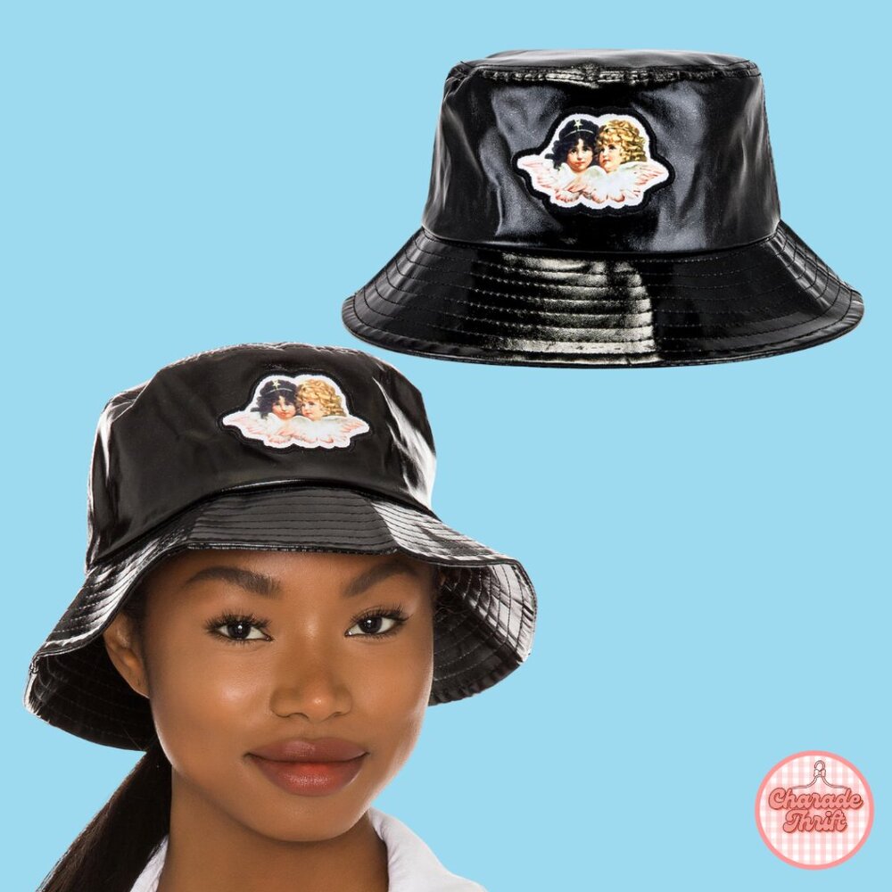 Fiorucci Angels Vinyl Bucket Hat